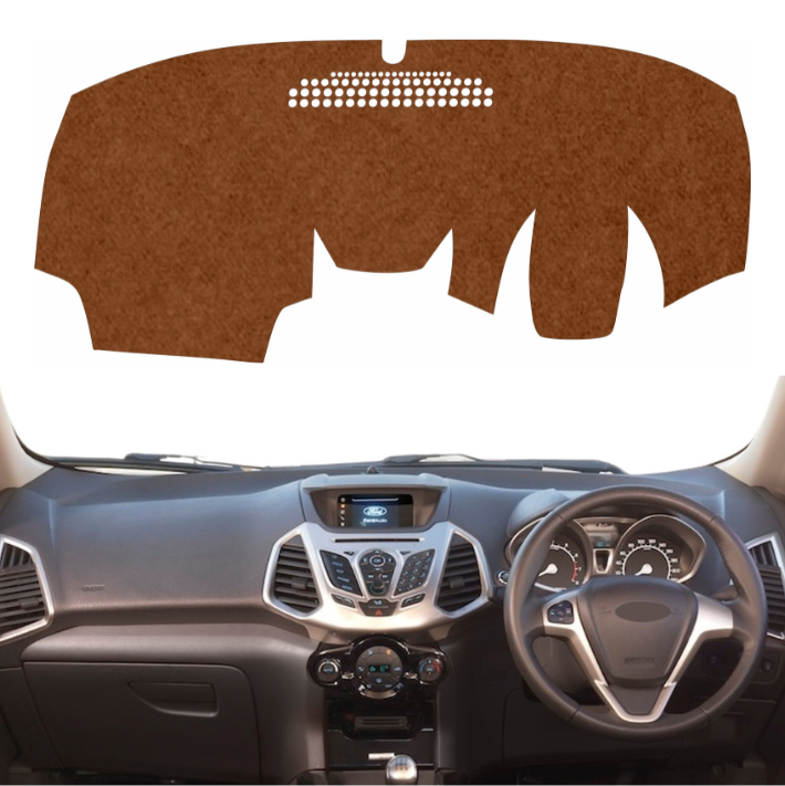 Ford Ecosport 2013 To 2017 Car Dashboard Mat (Brown)