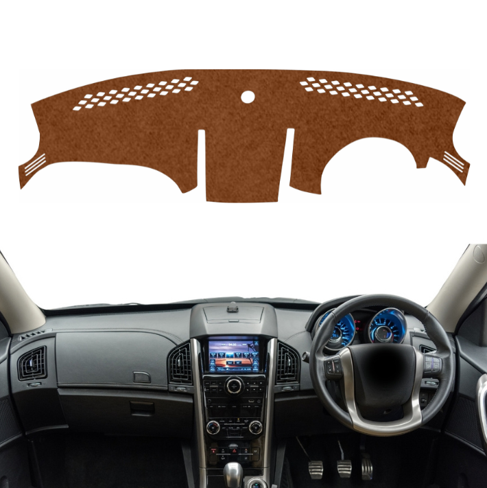 Mahindra XUV 500 2011 To 2021 Car Dashboard Mat (Brown)