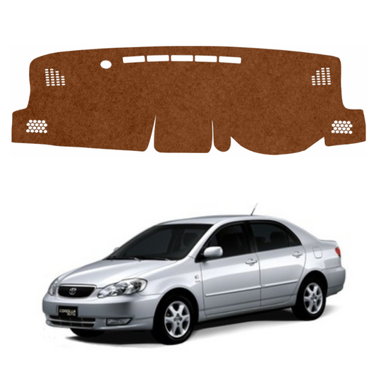 Toyota Corolla Altis 2003 To 2007 Car Dashboard Mat (Brown)