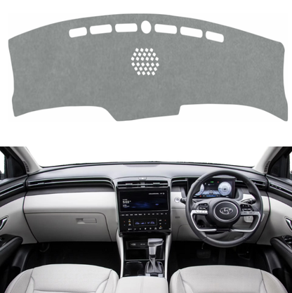 Hyundai Tucson 2022 To 2026 Car Dashboard Cover Mat (Grey)