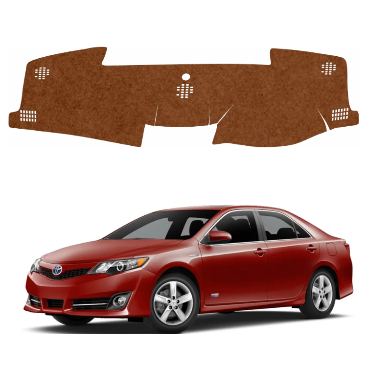 Toyota Camry 2013 To 2018 Car Dashboard Mat (Brown)