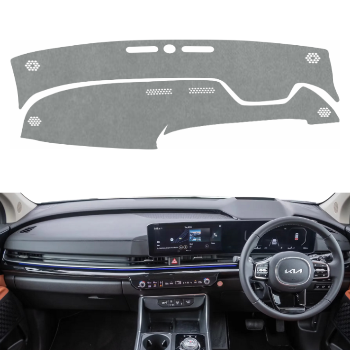 Kia Carnival 2024 To 2026 Car Dashboard Cover Mat (Grey)