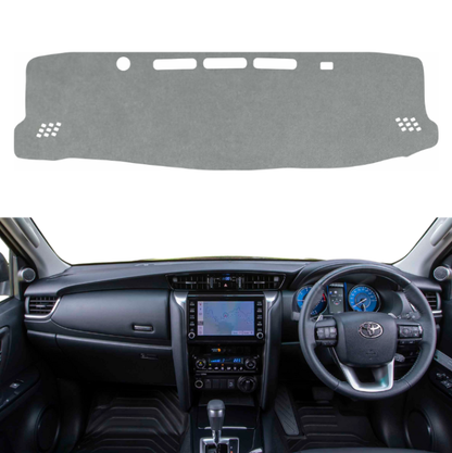 Toyota Fortuner Legender 2021 To 2026 Car Dashboard Cover Mat (Grey)