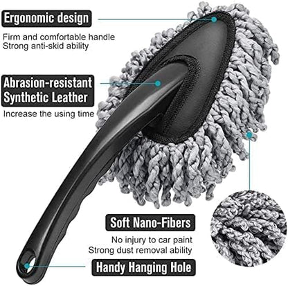 Car Duster Brush, 8 cm, Multipurpose Scratch-Free Cleaning Tool for Home and Auto