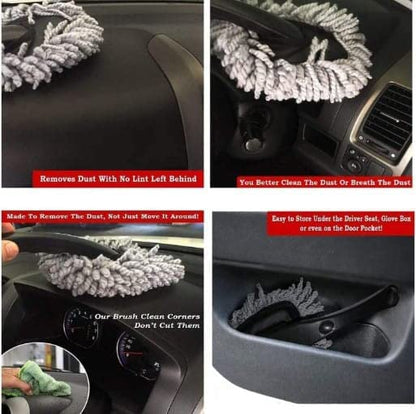 Car Duster Brush, 8 cm, Multipurpose Scratch-Free Cleaning Tool for Home and Auto