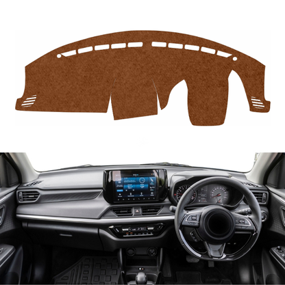 Maruti Suzuki Swift 2024 To 2026 Cover Car Dashboard Mat (Brown)