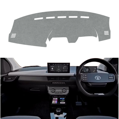 Tata Tigor 2026 Car Dashboard Cover Mat (Grey)