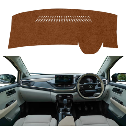 Tata Altroz 2025 To 2026 Car Dashboard Mat (Brown)
