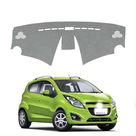 Chevrolet Beat 2010 to 2017 Car Dashboard Cover Mat (Grey)