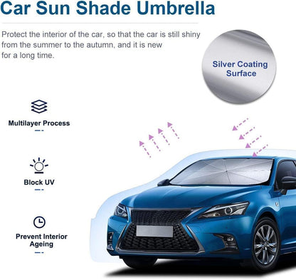 car dashboard sun shade protector