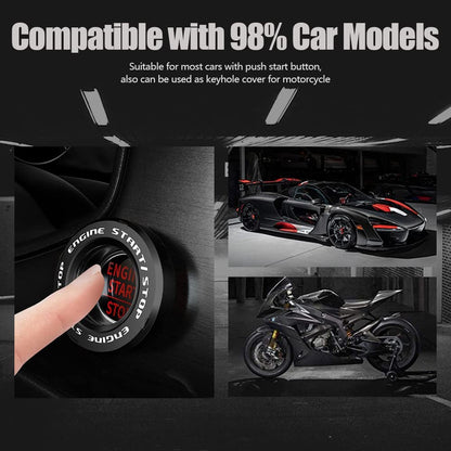 Car Start Stop Button Cover Creative Engine Start Stop Button Cover