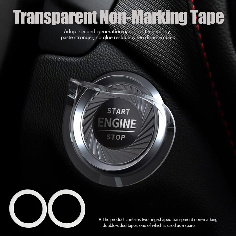 Car Start Stop Button Cover Creative Engine Start Stop Button Cover