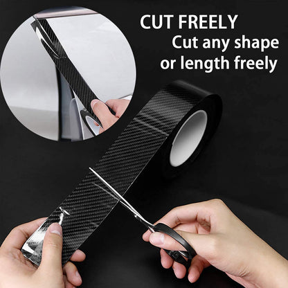 Car High Gloss Anti Scratch Black Carbon Fiber Paint Protection Film Tape