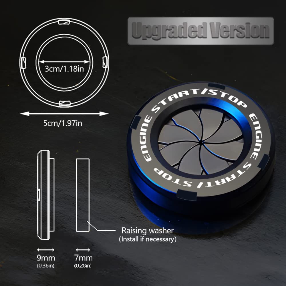 Car Start Stop Button Cover Creative Engine Start Stop Button Cover