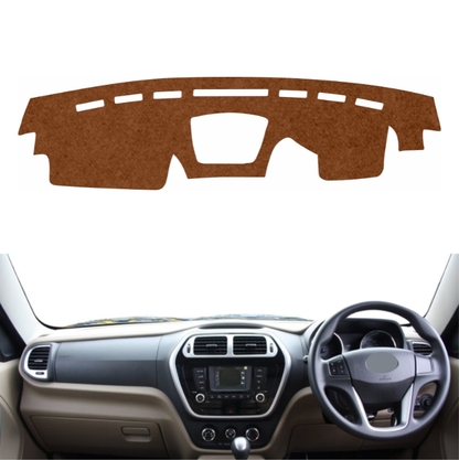 Mahindra TUV300 2015 To 2020 Car Dashboard Mat (Brown)
