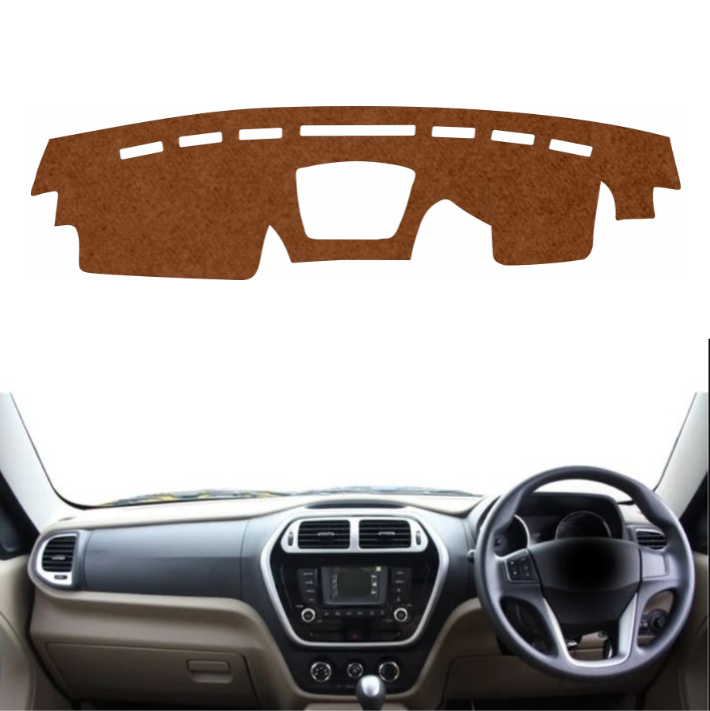 Mahindra Bolero Neo Plus 2024 To 2026 Car Dashboard Mat (Brown)