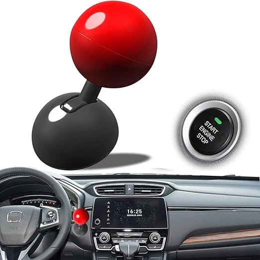 VINRIDE Car Push Start Stop Button Metal Joystick for Push Start Stop Button All Cars