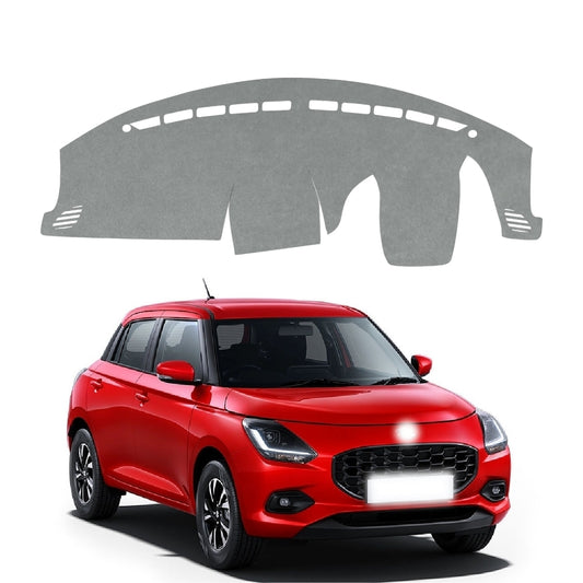 Maruti Suzuki Swift 2024 To 2026 Cover Car Dashboard Cover Mat (Grey)