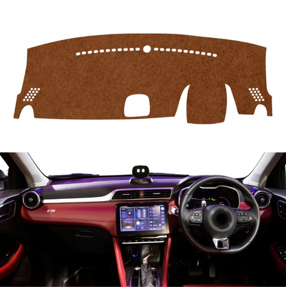 MG Astor 2021 To 2026 Car Dashboard Mat (Brown)