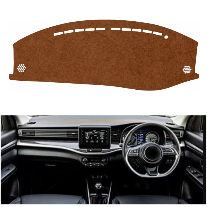 Maruti Suzuki XL6 2019 To 2026 Car Dashboard Mat (Brown)