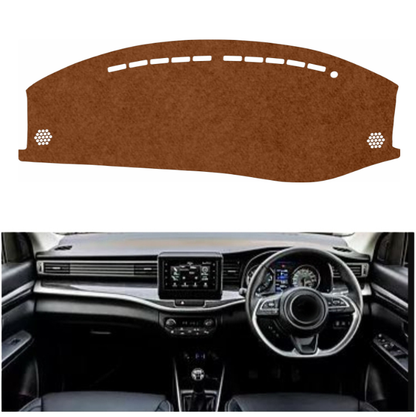 Maruti Suzuki XL6 2019 To 2026 Car Dashboard Mat (Brown)