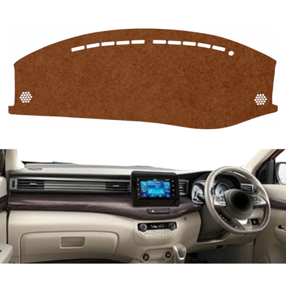 Maruti Suzuki Ertiga 2019 To 2026 Car Dashboard Mat (Brown)