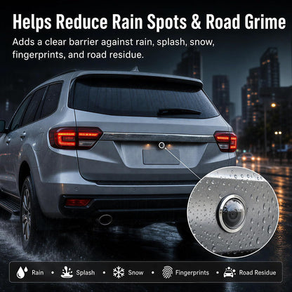 Car Camera Lens Protector 360° All-Round Protection, Anti-Scratch & Waterproof, Compatible with Most Vehicle Cameras (Pack of 2Pcs)