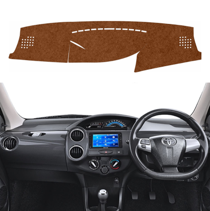 Toyota Etios Cross 2014 To 2020 Car Dashboard Mat (Brown)