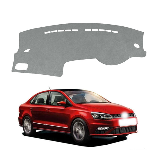 Volkswagen Vento 2010 To 2022 Car Dashboard Cover Mat (Grey)