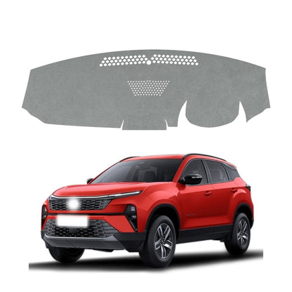 Tata Harrier 2018 To 2026 Car Dashboard Cover Mat (Grey)