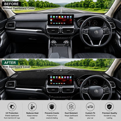 Mahindra XEV 9E 2025 To 2026 Car Dashboard Cover Mat (Grey)