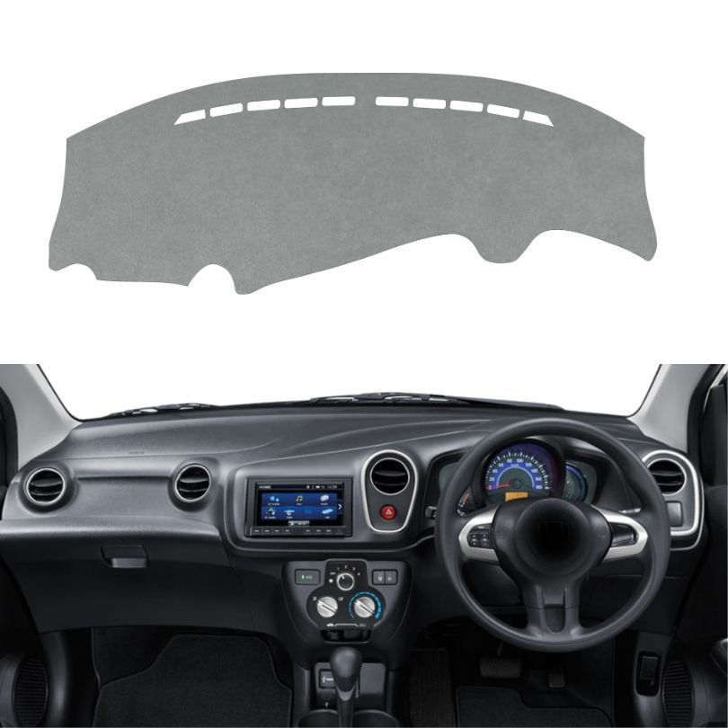 Honda Amaze 2013-2016 Car Dashboard Cover Mat (Grey)