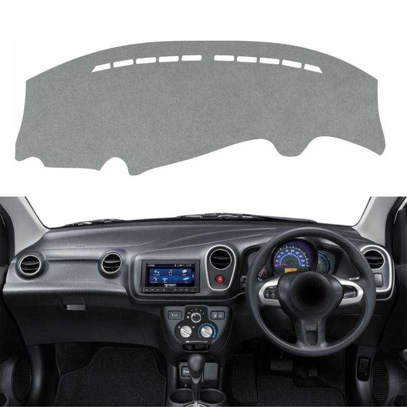 Honda Brio 2011 To 2016 Car Dashboard Cover Mat (Grey)
