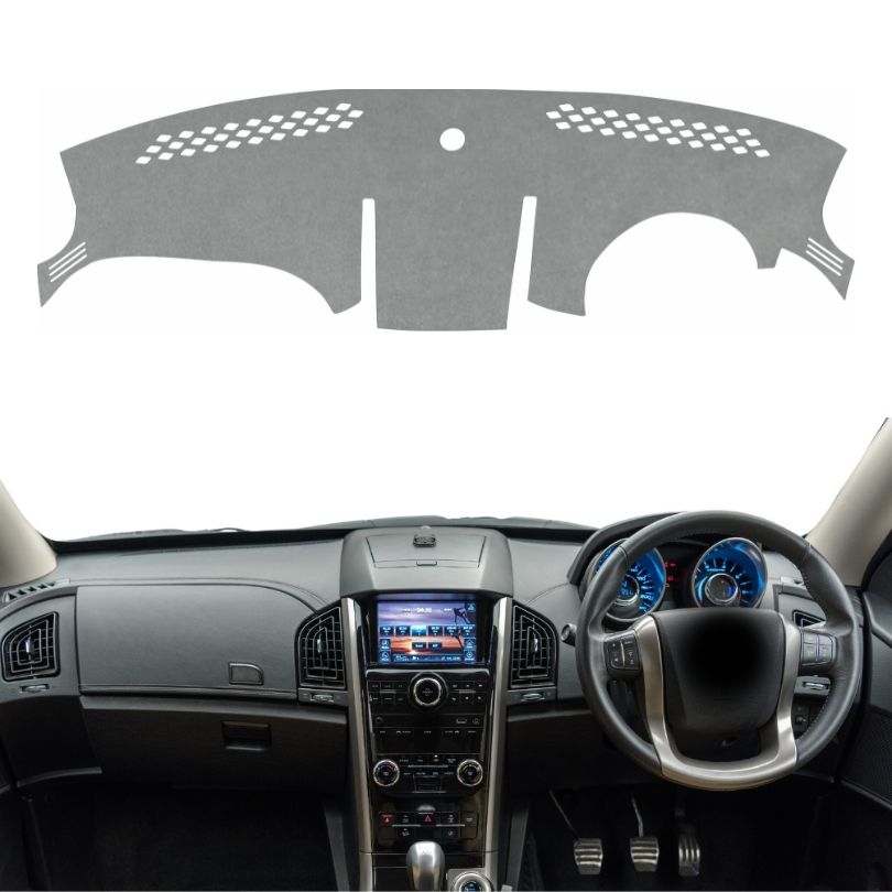 Mahindra XUV 500 2011 To 2021 Car Dashboard Cover Mat (Grey)