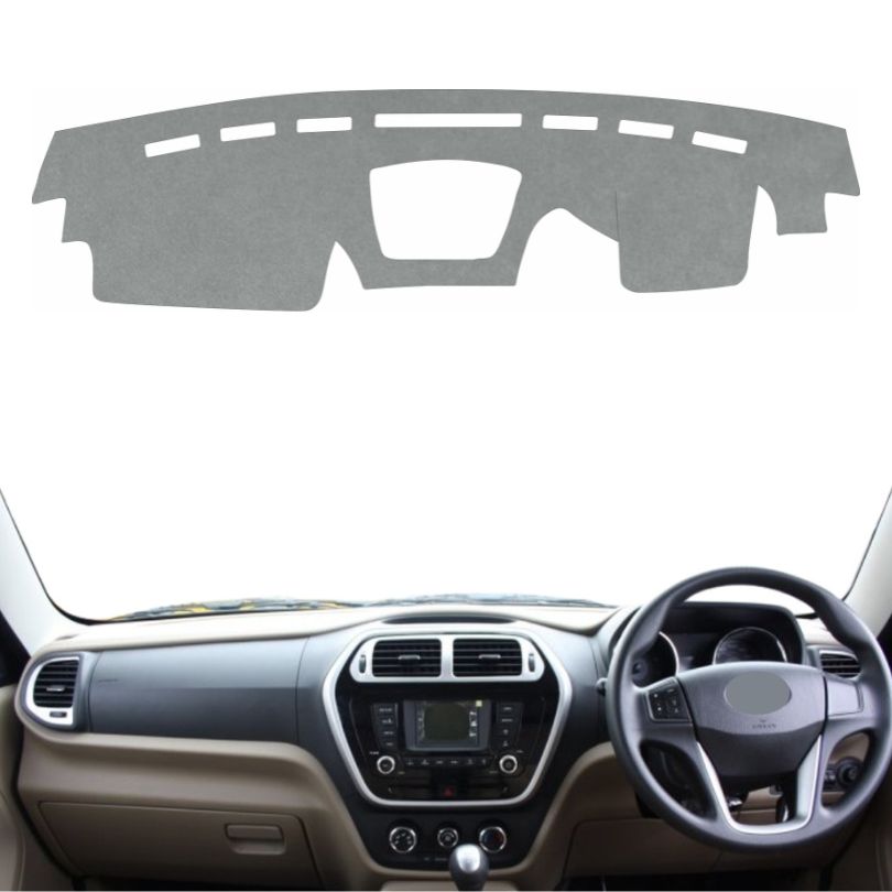 Mahindra TUV300 2015 To 2020 Car Dashboard Cover Mat (Grey)