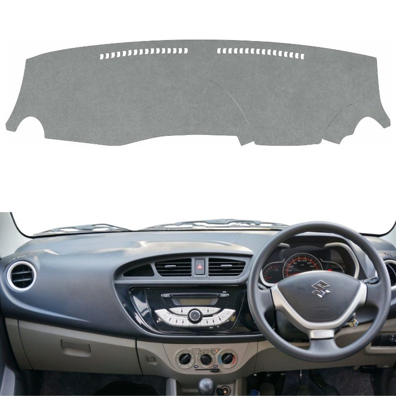 Maruti Suzuki Alto K10 2014 to 2022 Car Dashboard Cover Mat (Grey)