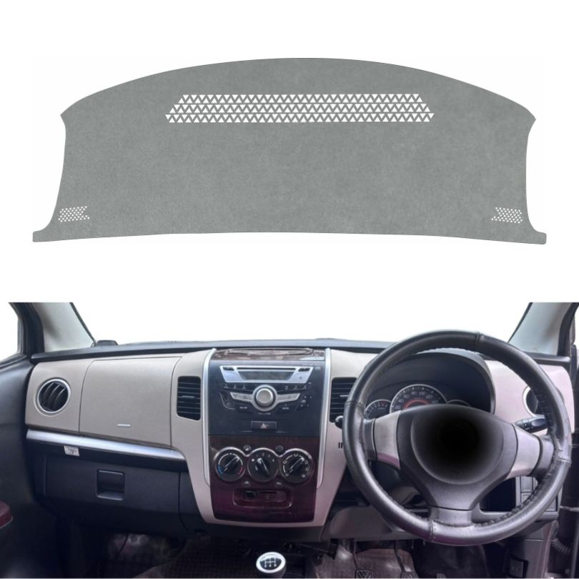 Maruti Suzuki Wagon-R 2011 To 2018 Car Dashboard Cover Mat (Grey)