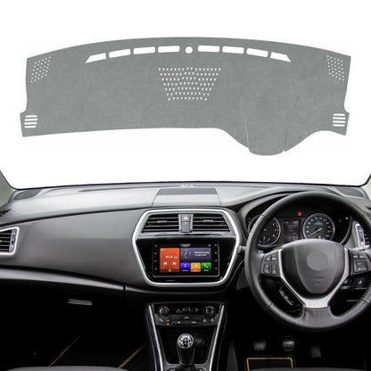 Maruti Suzuki S-Cross 2014 To 2022 Car Dashboard Cover Mat (Grey)