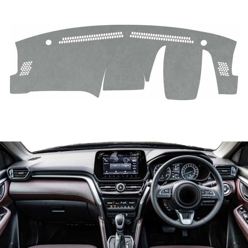 Maruti Suzuki Grand Vitara 2022 To 2026 Car Dashboard Cover Mat (Grey)
