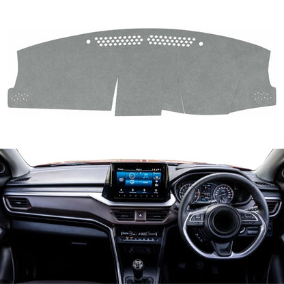 Maruti Suzuki Brezza 2022 To 2026 Car Dashboard Cover Mat (Grey)