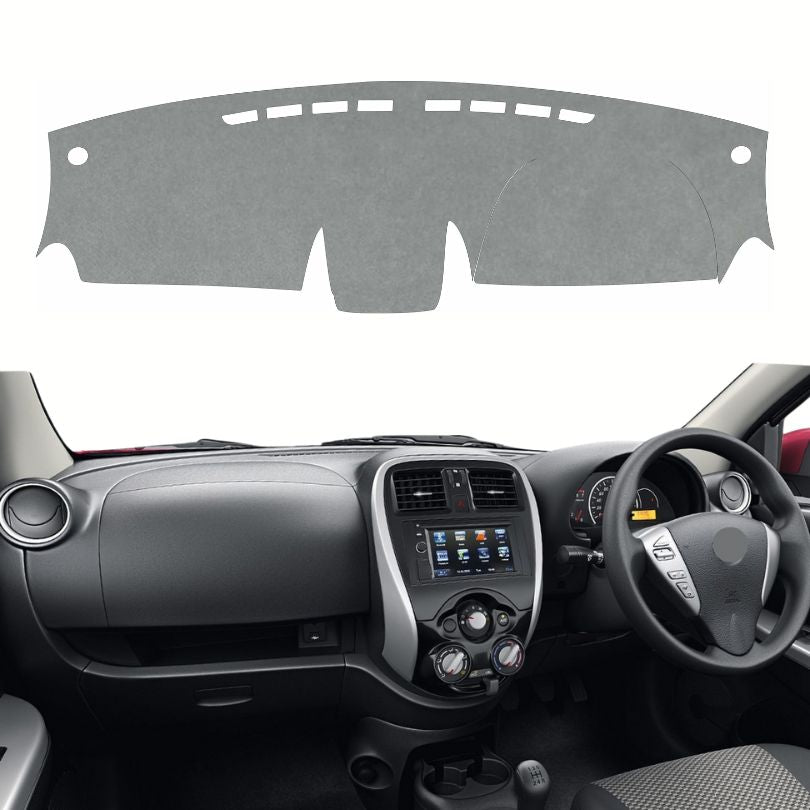 Nissan Micra 2010 To 2012 Car Dashboard Cover Mat (Grey)
