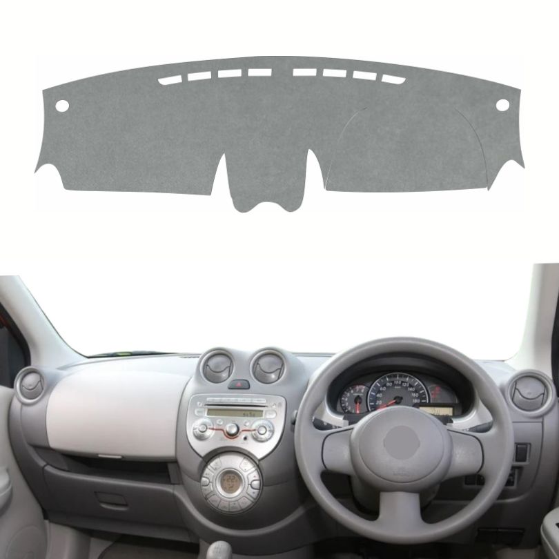 Nissan Micra 2012 To 2019 Car Dashboard Cover Mat (Grey)