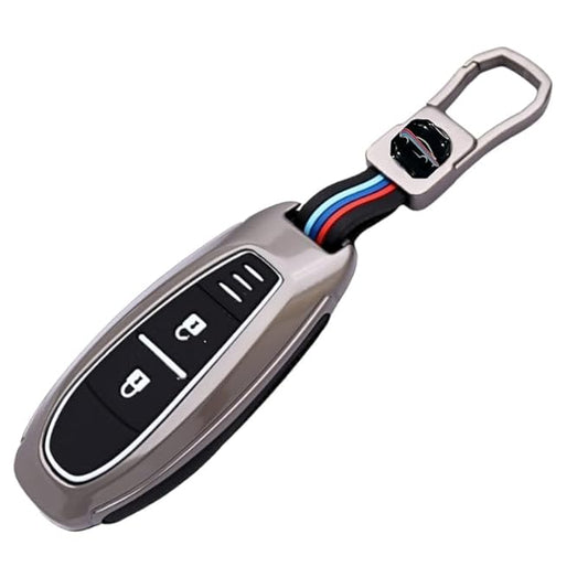 Premium Metal Alloy Car Key Cover | Compatible with Maruti Suzuki Baleno, Vitara Brezza, Ignish, Ciaz, Scross, Swift, Ertiga