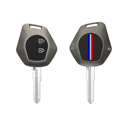 Premium Metal Key Cover for Suzuk Swift, Ertiga, WagonR, Celerio, Dzire, Alto, Fronx, Brezza, SPresso, Ignis