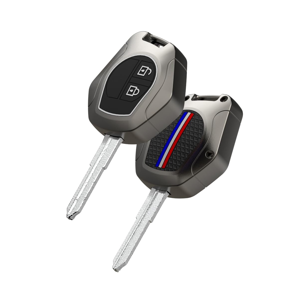 Premium Metal Key Cover for Suzuk Swift, Ertiga, WagonR, Celerio, Dzire, Alto, Fronx, Brezza, SPresso, Ignis