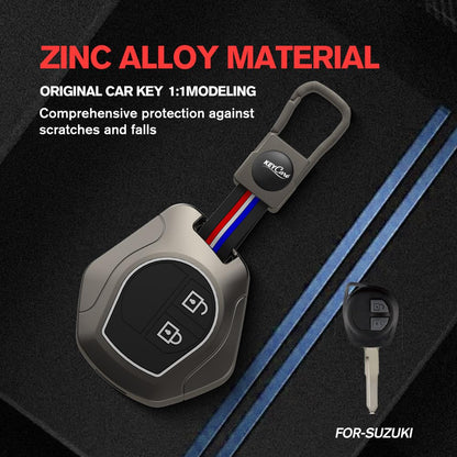 Premium Metal Key Cover for Suzuk Swift, Ertiga, WagonR, Celerio, Dzire, Alto, Fronx, Brezza, SPresso, Ignis