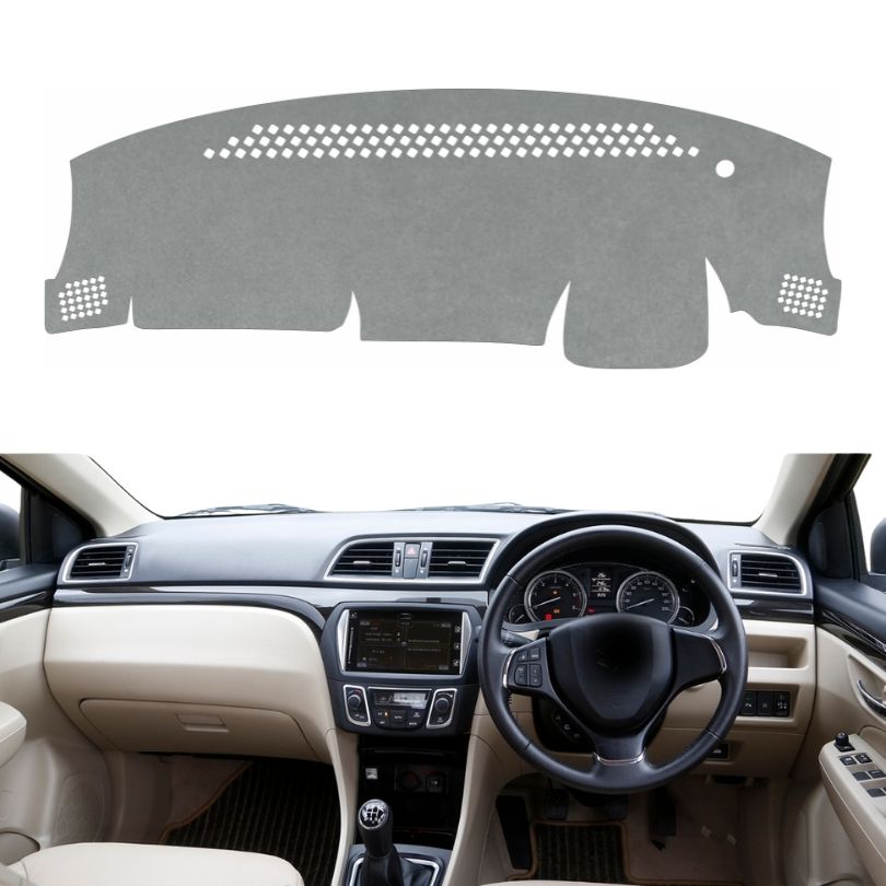 Maruti Suzuki Ciaz 2014 To 2026 Car Dashboard Cover Mat (Grey)
