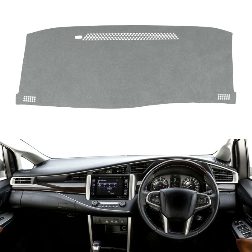 Toyota Innova Crysta 2015 To 2026 Car Dashboard  Cover Mat (Grey)