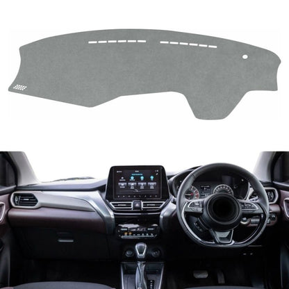 Toyota Taisor 2022 To 2026 Car Dashboard Cover Mat (Grey)
