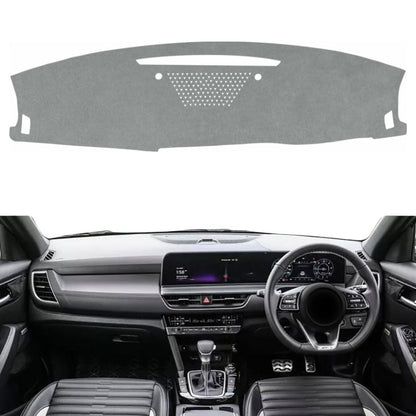 Kia Seltos 2019 To 2025 Car Dashboard Cover Mat (Grey)